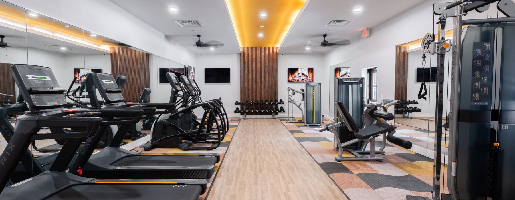 Fitness Center at The Harden - Fort Worth Senior Apartments